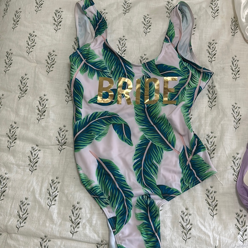 Bride one piece swim